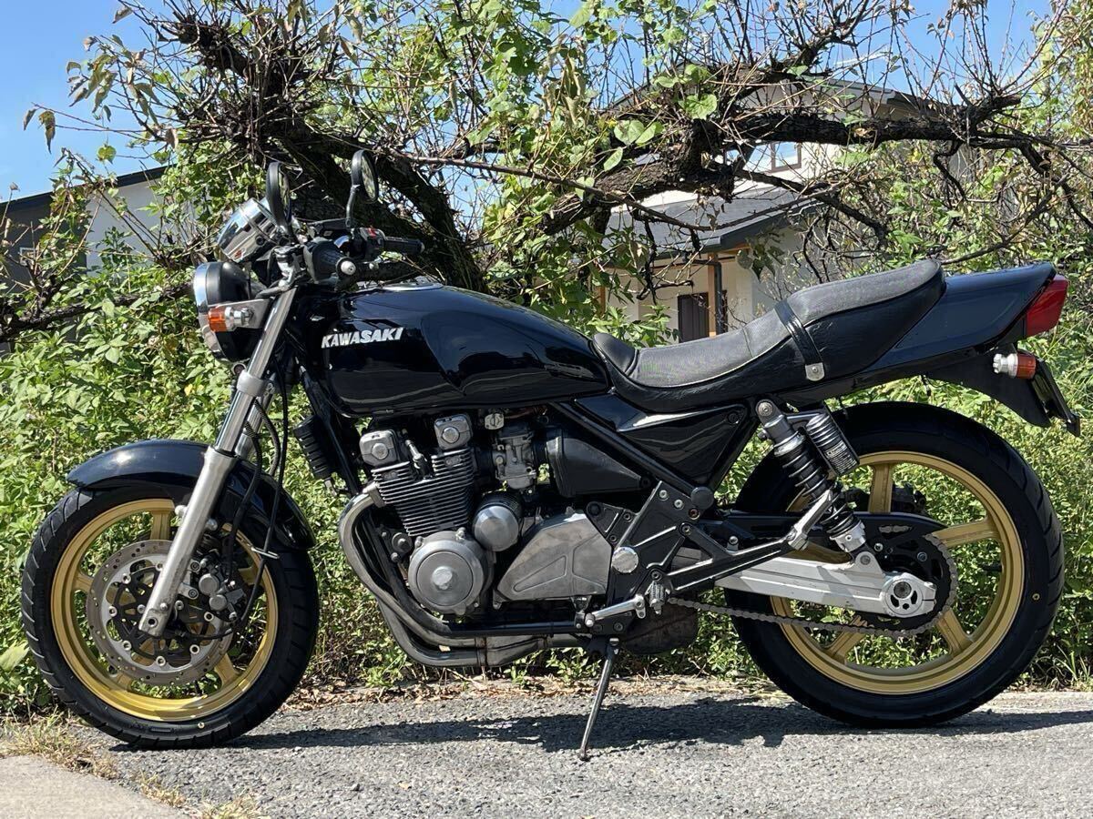 車検2年付　ゼファー400 ZR400C C4 実働 書類あり タイヤ前后新品 軽整備済 綺麗 カワサキ 絶版車 ゼファーχ 750 全國発送可能　zrx xjr
