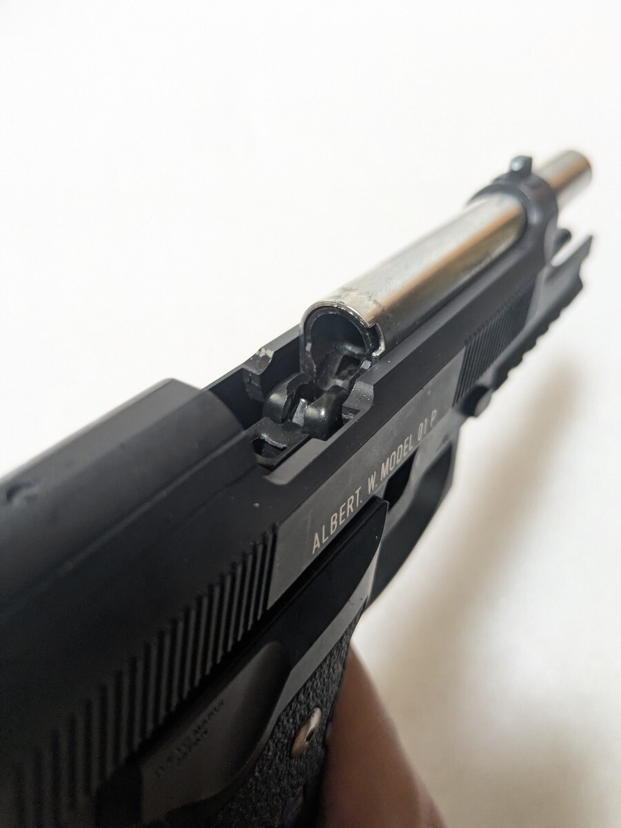 東京マルイ ガスブローバック アルバート W 01P ガスブローバック ハンドガン バイオハザード サムライエッジ m9 m92f_画像9