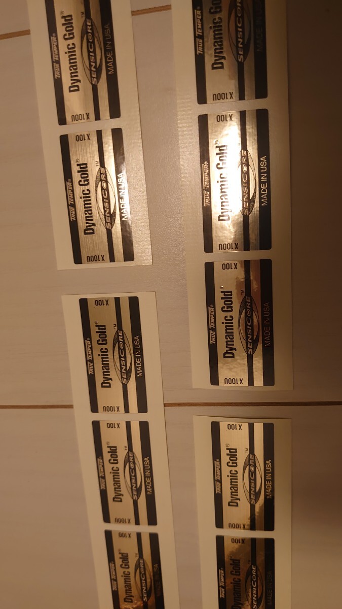 ダイナミックゴールド　シール　10枚セット、。　x100_画像2