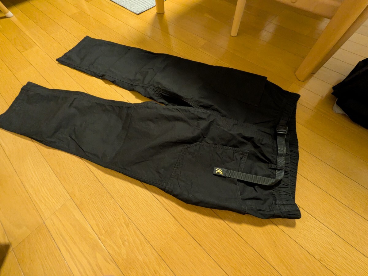 ☆GRAMICCI ☆グラミチ☆ブラックストレッチクライミングリラックスパンツ☆L☆☆☆