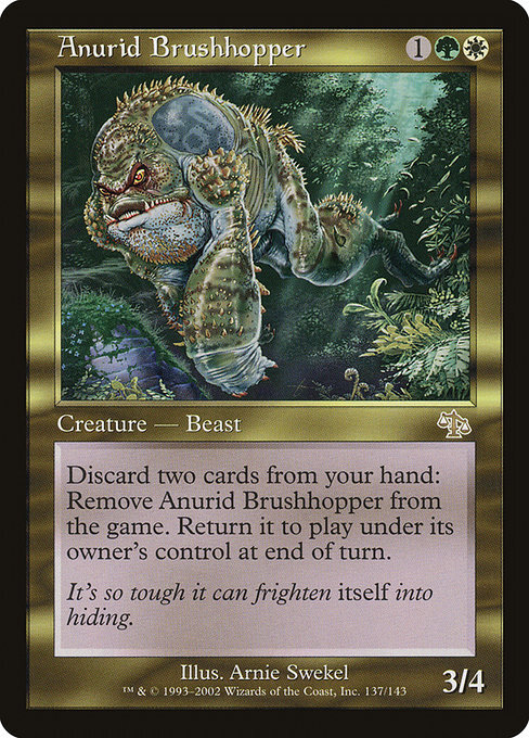 MTG ■金/英語版■ 《藪跳ねアヌーリッド/Anurid Brushhopper》ジャッジメント JUD_画像1