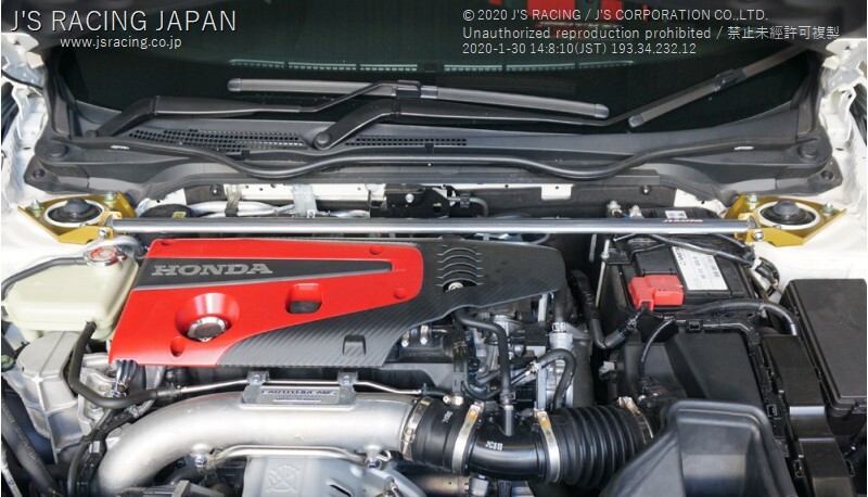 J'S RACING ジェイズレーシング フロントアルミストラットタワーバー シビック FK7 TB-K7-F_画像2