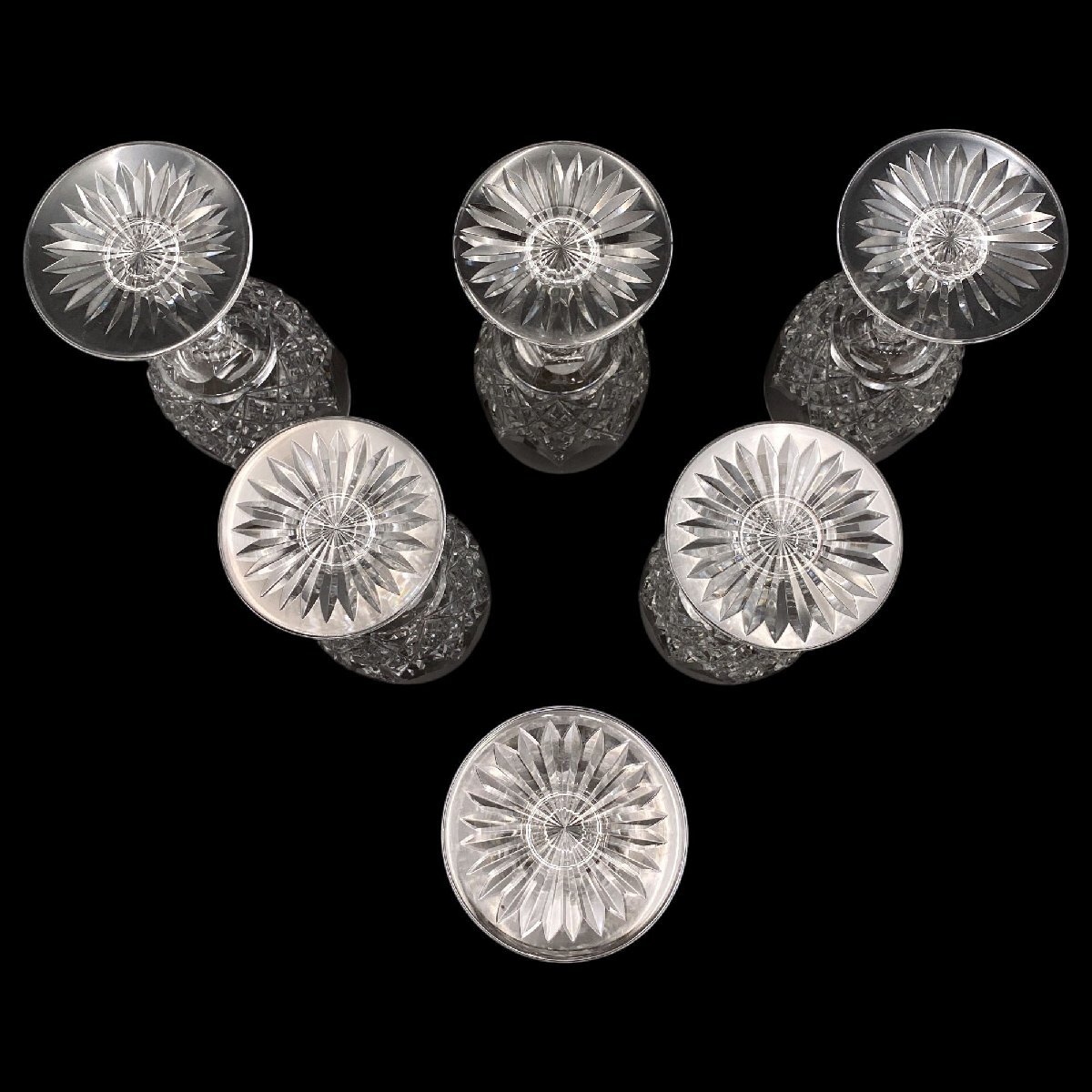 オールドバカラ Baccarat バカラ コルベール Colbert ウォーターグラス 17cm 計6點 ※同梱不可 07-4138295