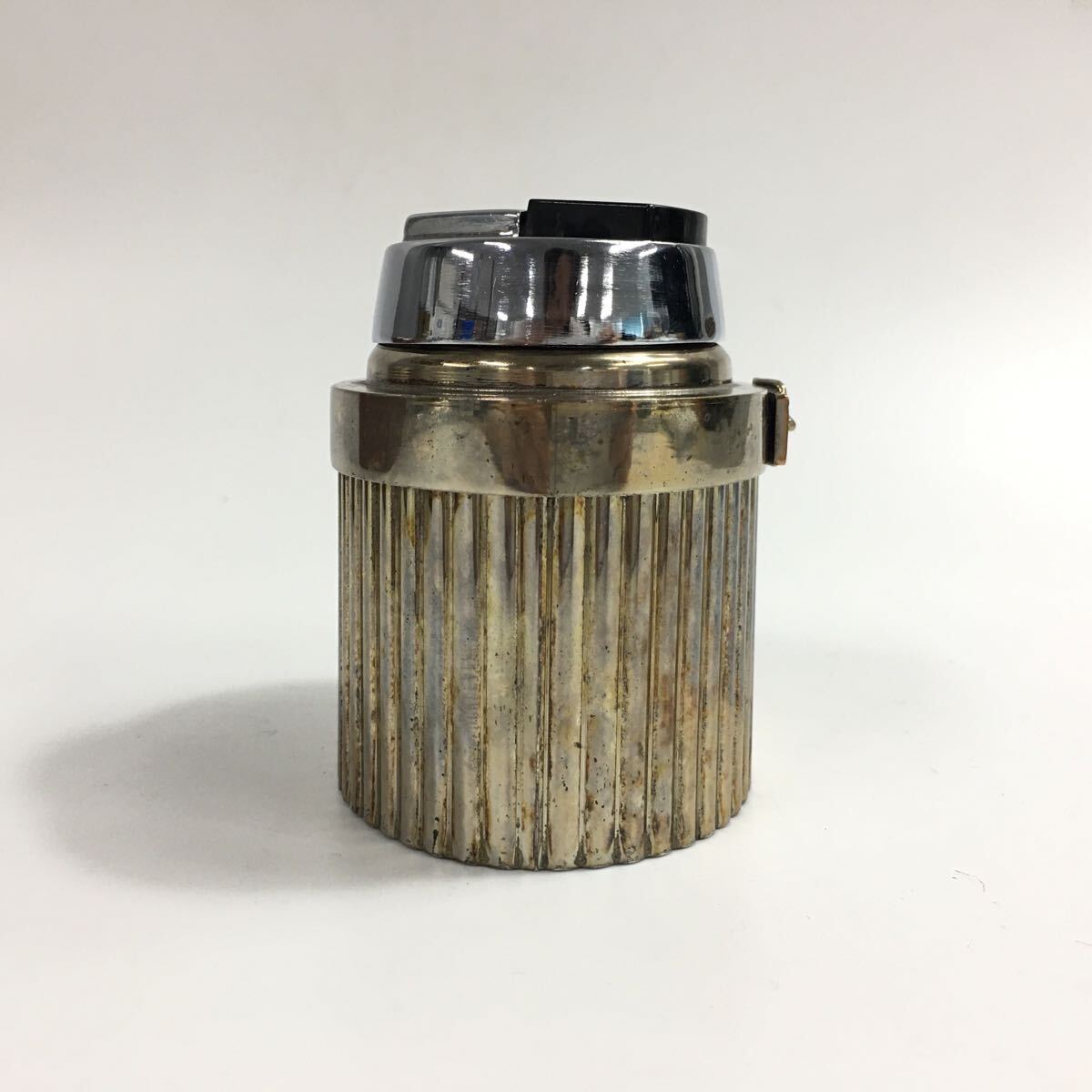 ★F08135/GUCCI グッチ/卓上ライター/テーブルライター/ケース付/火花OK