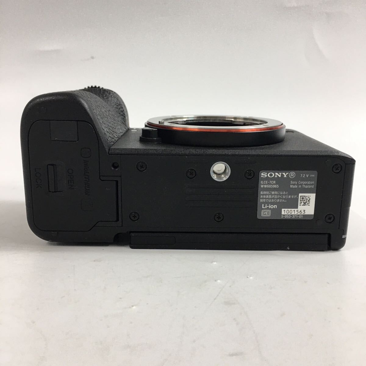 ★岡08130【美品】SONY ソニー/デジタル一眼ミラーレスカメラ/α7CR/ILCE-7CR/ブラック/本體のみ/シャッターOK/000467A