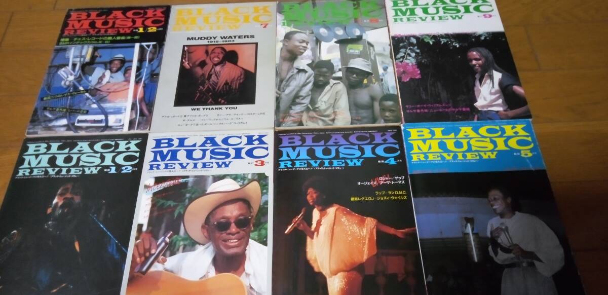 ブラック・ミュージック・リビュー (Black Music Review) 1983年4冊、1985年4冊、1986年5冊、1987年3冊(計16冊)_画像1
