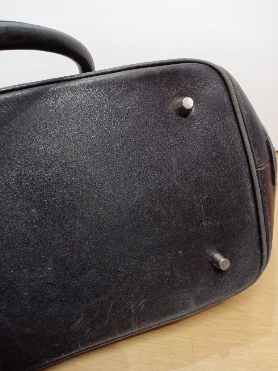 COACH トートバッグ ウール グレー F1J-7721 コーチ used BM0018_画像4