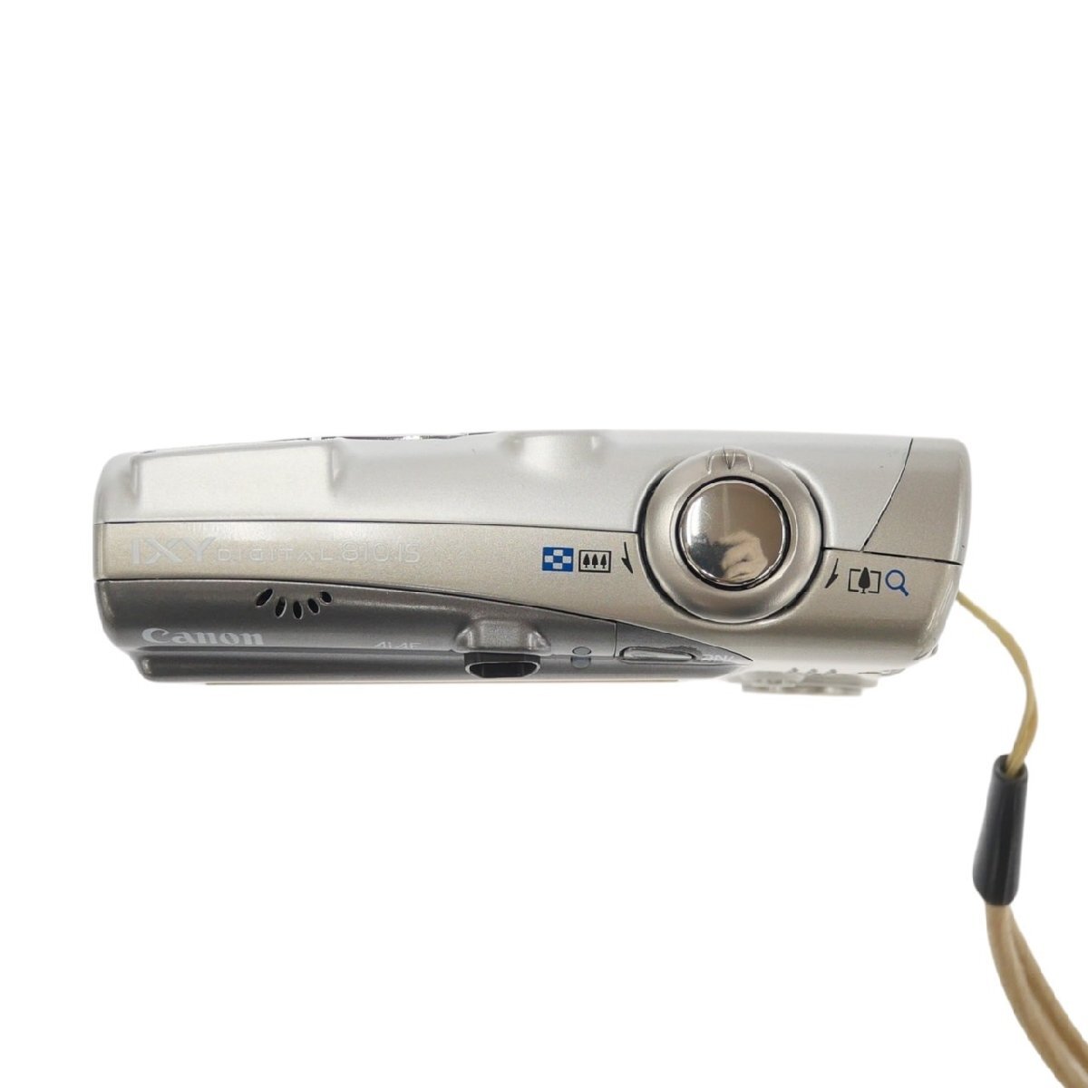 1円スタート Canon キャノン IXY DIGITAL 810 IS イクシー PC1235 コンパクト デジタルカメラ 5.8-23.2mm 1:2.8-5.5 シルバー 動作未確認