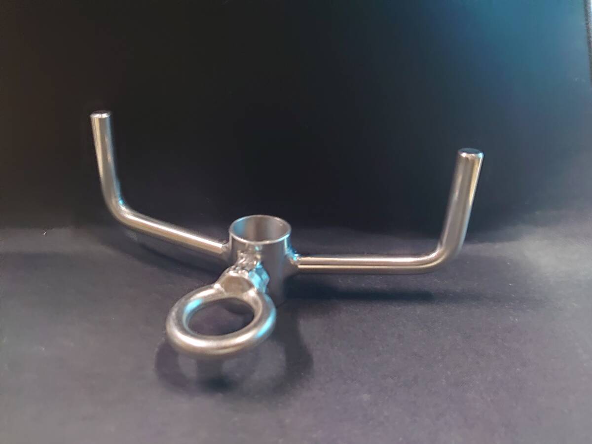 頑丈 ステンレス荷掛け ピトン17φまで フック8φ　＃クエ がまクエ アラ 石鯛 イシダイ がまかつ ダイワ ダイコー_画像1