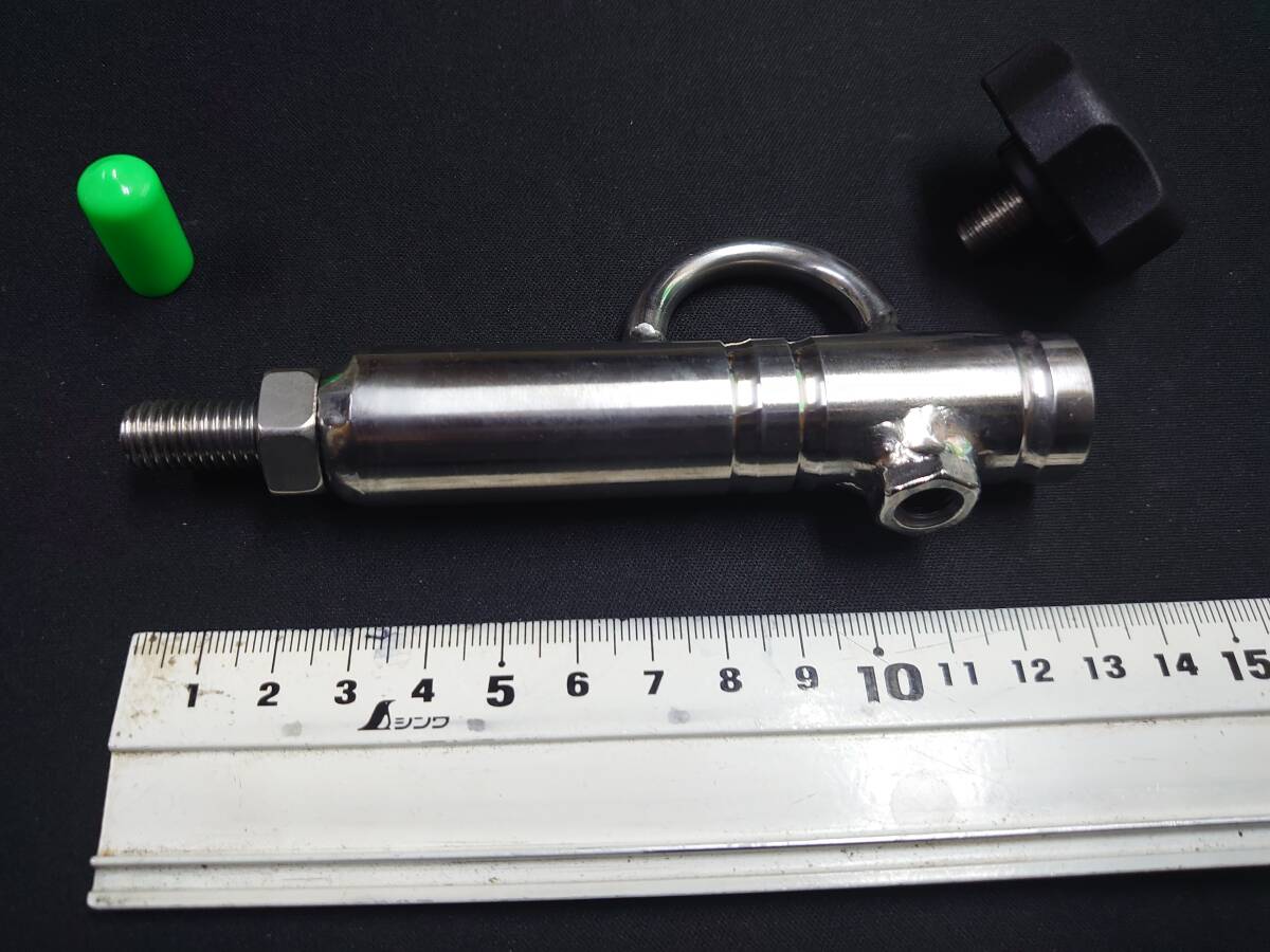 64チタンアンカー ピトン立て16φ用 ピトン回転防止 アンカーM10 ＃クエ イシダイ グレ チヌ アオリイカ ヤエン がまかつ 第一精工 釣武者_画像2