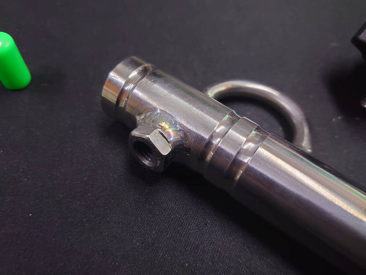 64チタンアンカー ピトン立て16φ用 ピトン回転防止 アンカーM10 ＃クエ イシダイ グレ チヌ アオリイカ ヤエン がまかつ 第一精工 釣武者_画像4