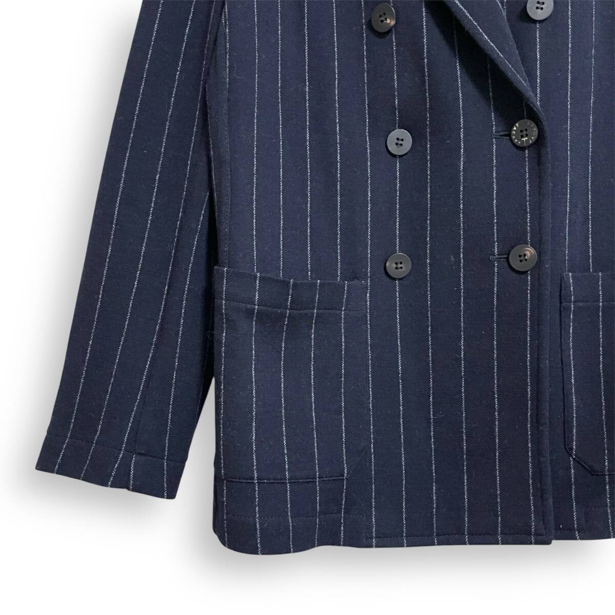 T-JACKET イタリア製 ティージャケット ウール セットアップ ネイビー M_画像3