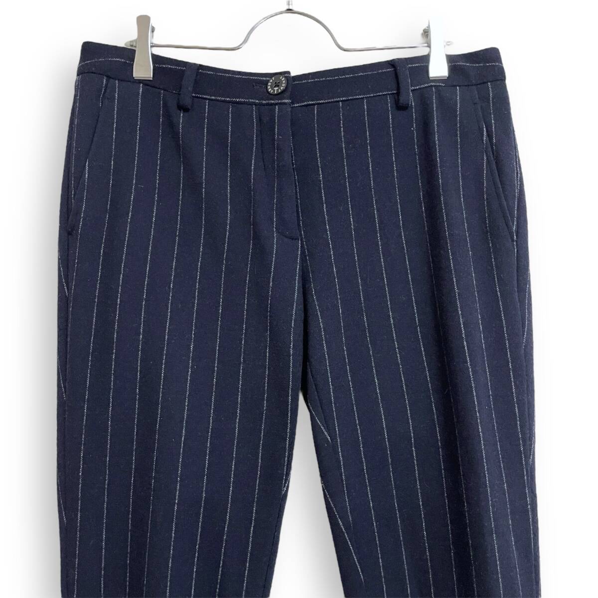 T-JACKET イタリア製 ティージャケット ウール セットアップ ネイビー M_画像6