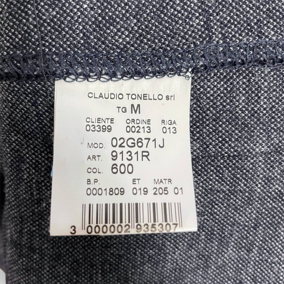 T-JACKET イタリア製 ティージャケット ウール セットアップ ネイビー M_画像10