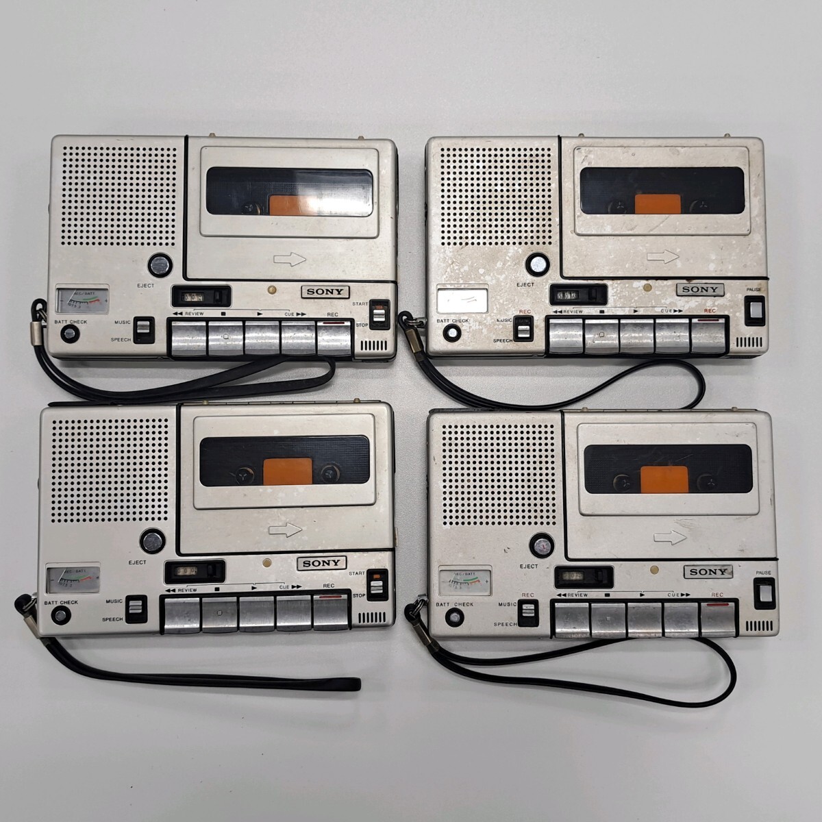 【0AP-3】 SONY カセットレコーダー TC-1100 4點(diǎn)セット 昭和レトロ 長期保管品 オーディオ機(jī)器 ソニー 現(xiàn)狀品 ジャンク