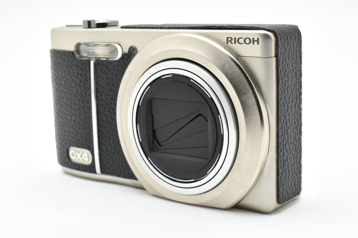 ★外観良好★ RICOH CX4 シャンパンシルバー　コンパクトデジタルカメラ リコー #1174_画像2