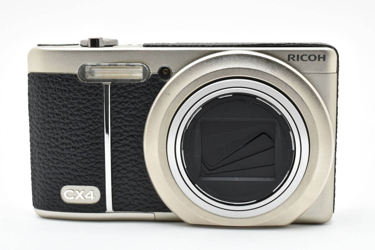 ★外観良好★ RICOH CX4 シャンパンシルバー　コンパクトデジタルカメラ リコー #1174_画像3