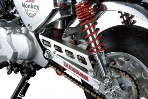 スペシャルパーツ武川 SP武川 モンキー・ゴリラ Z50J / AB27用 アルミ製Zスタイルチェーンガード シルバー 09-09-0039_画像3