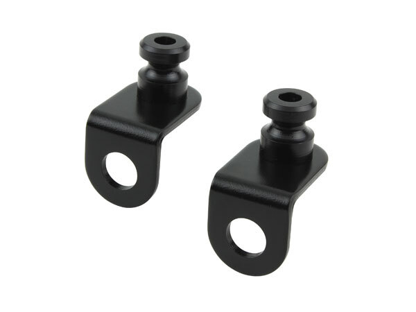 ポッシュフェイス POSH Faith L型プレートウインカーステー ブラック 059096-06_画像1