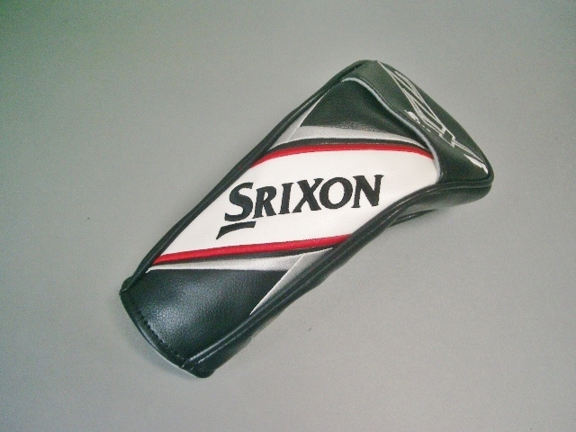 送料込み　未使用　スリクソン　ＺＸi　キャット　合皮素材　黒白赤　５Ｗ用　ヘッドカバー_画像3