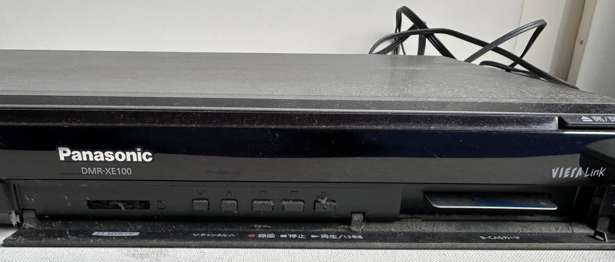 Panasonic DIGA DMR-XE100 DVDプレーヤー稼働中_画像2