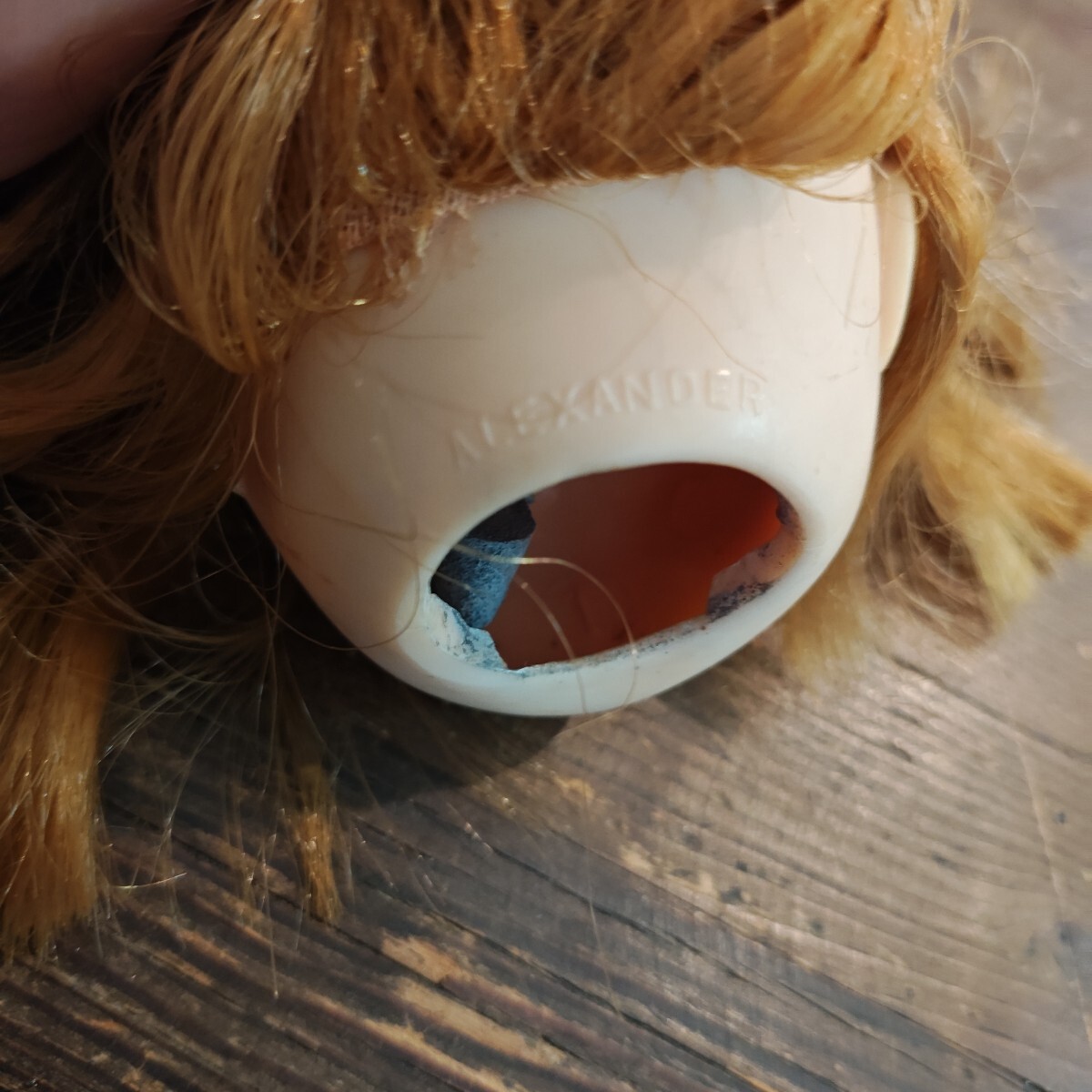 ９２３１９　日本古風堂　ビンテージ・マダムアレキサンダー・Alexander　ヘッドのみ　_画像6