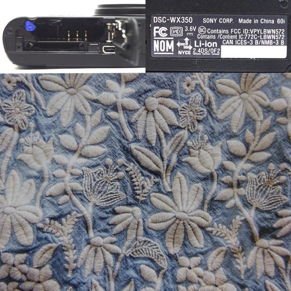 ☆SONY/ソニー デジタルスチルカメラ（ブラック） Cyber-shot DSC-WX350 （ラスト１點(diǎn)）