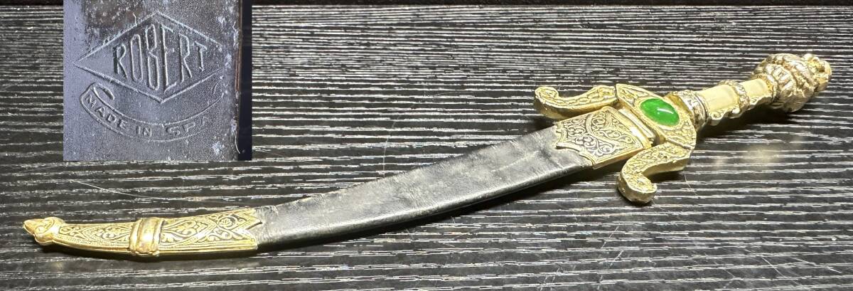 ペーパーナイフ アンティーク アラビアの剣型 SPA ROBERT 文房具 文具 雑貨 S792_画像1