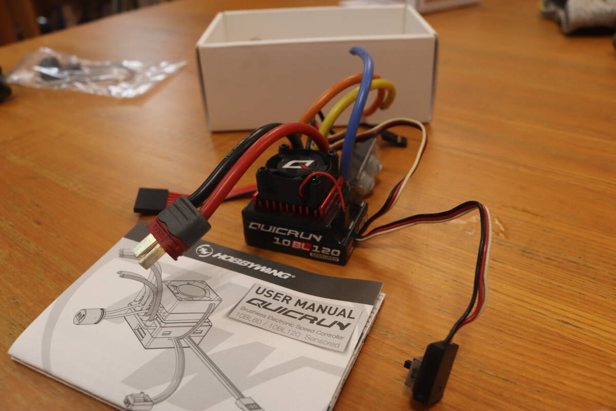 HOBBY　WING　アンプ　QUICRUN-10BL120　ほぼ新品_画像1