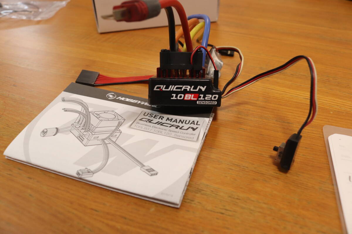 HOBBY　WING　アンプ　QUICRUN-10BL120　ほぼ新品_画像2