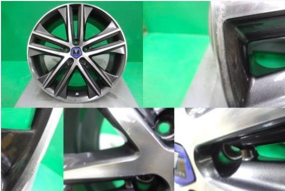 クラウン プリウスα 中古アルミ夏タイヤSET レグノ GR-X2 225/45R18 2023年製 モデリスタ ウイングダンサーV 7.5J 訳アリ特価 下妻_画像4