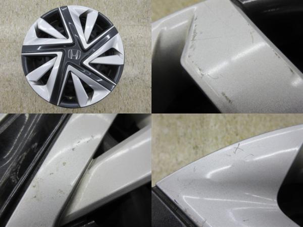 ホンダ フィット 純正スチール 15x6J+50 4H-100 中古４本＆NX WINGUARDice2 185/65R15 新品４本セット GB3～4型 フリード 等に 鴻巣_画像3