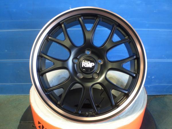 225/45-18 ピレリ パワジー MID RMP 820F 18インチ 8J +42 5H114.3 新品 サマータイヤ 中古 アルミ ホイール 4本 夏タイヤ 夏用 伊_画像3