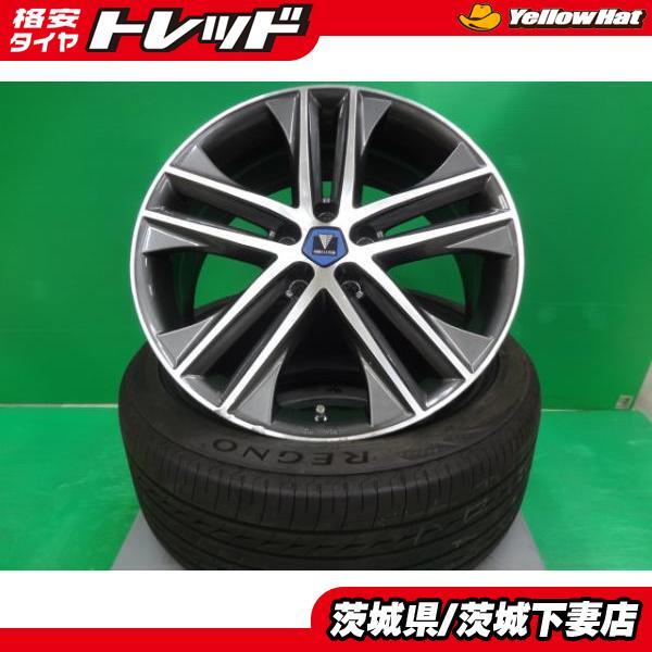 クラウン プリウスα 中古アルミ夏タイヤSET レグノ GR-X2 225/45R18 2023年製 モデリスタ ウイングダンサーV 7.5J 訳アリ特価 下妻_画像1