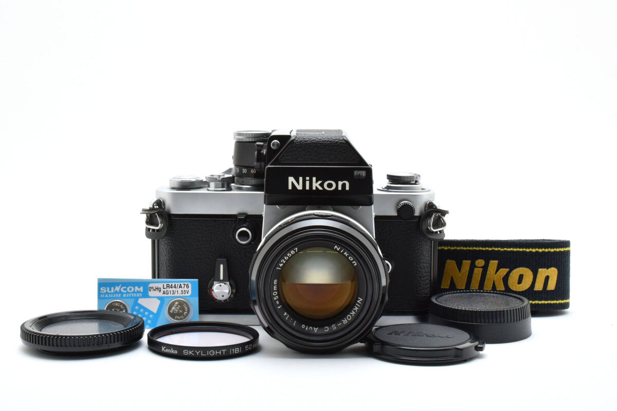 5190 【良品】 Nikon F2 Photomic Nikkor S?C 50mm F1.4 Tested, New Seals ニコン MFフィルムカメラ