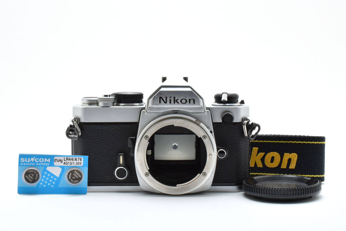 5279 【良品】 Nikon FM SLR 35mm Film Camera Silver Tested, New Seals ニコン MFフィルムカメラ