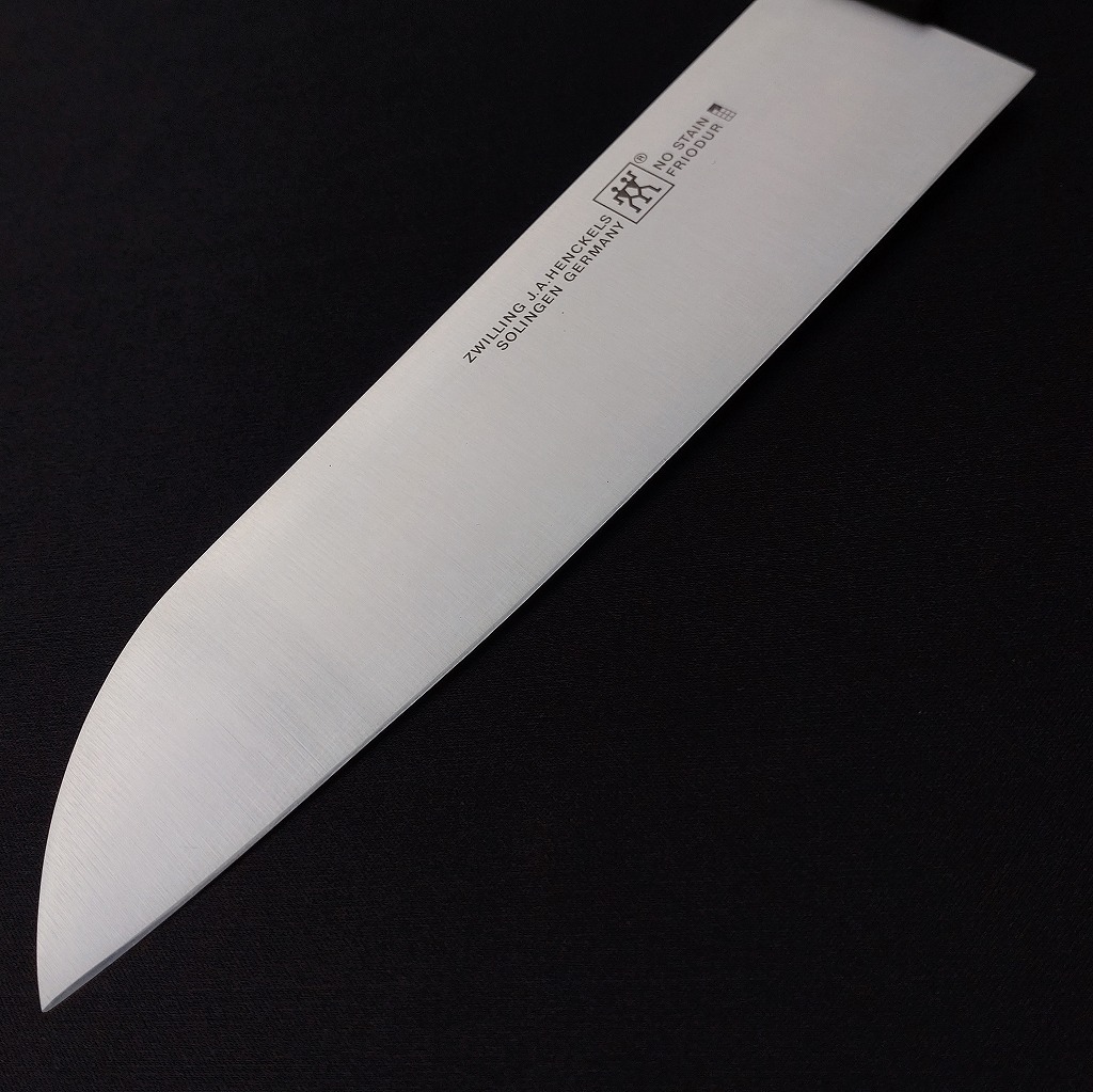 万能包丁 ZWILLING J.A.HENCKELS SOLINGEN GERMANY NO STAIN FRIODUR 刃長約180㎜ 両刃 三徳包丁 ツヴェリング 未使用品 【4582】【r】_画像3