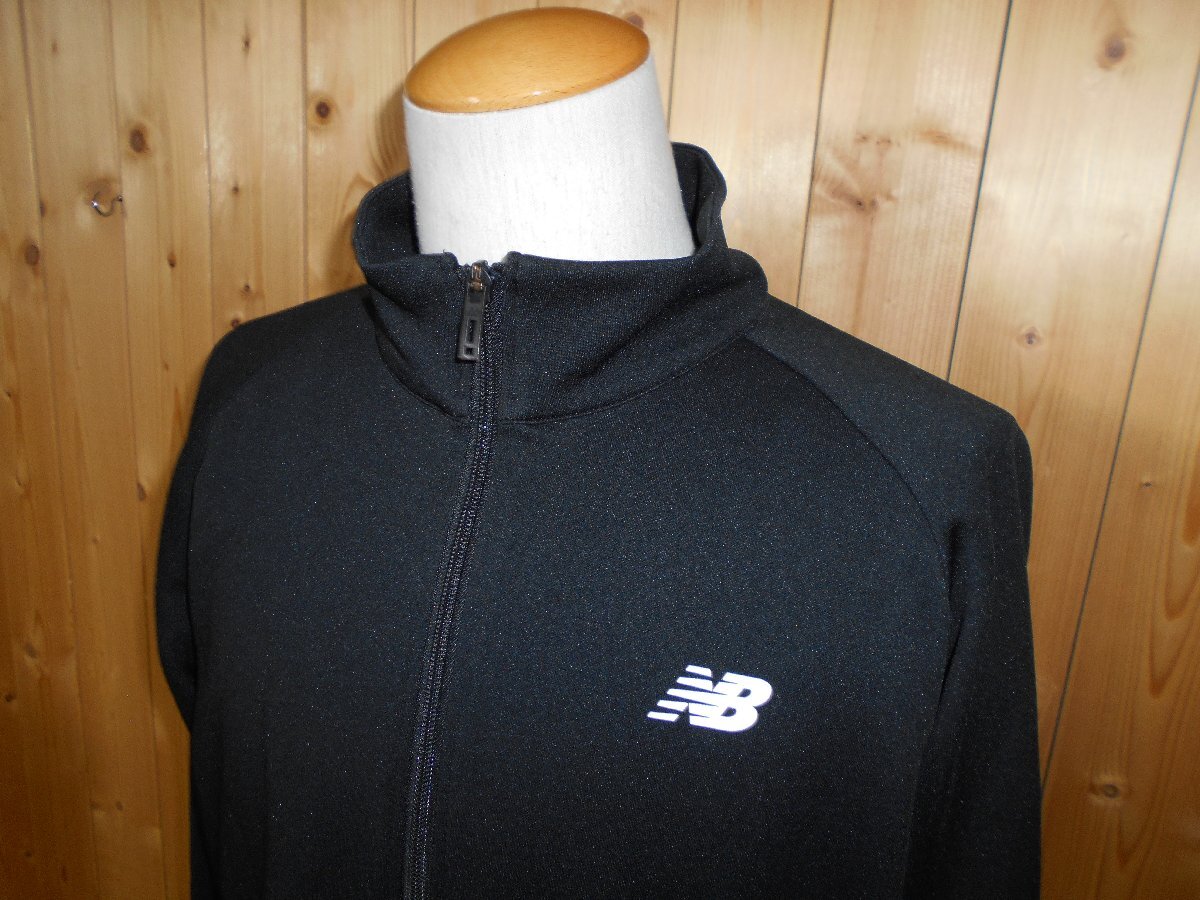 ◆New Balance MFCPROJECT TECHNOGYM 上下ジャージ◆ニューバランス メンズ jnjp0224・0225 サイズL ブラック トラックジャケット_画像3