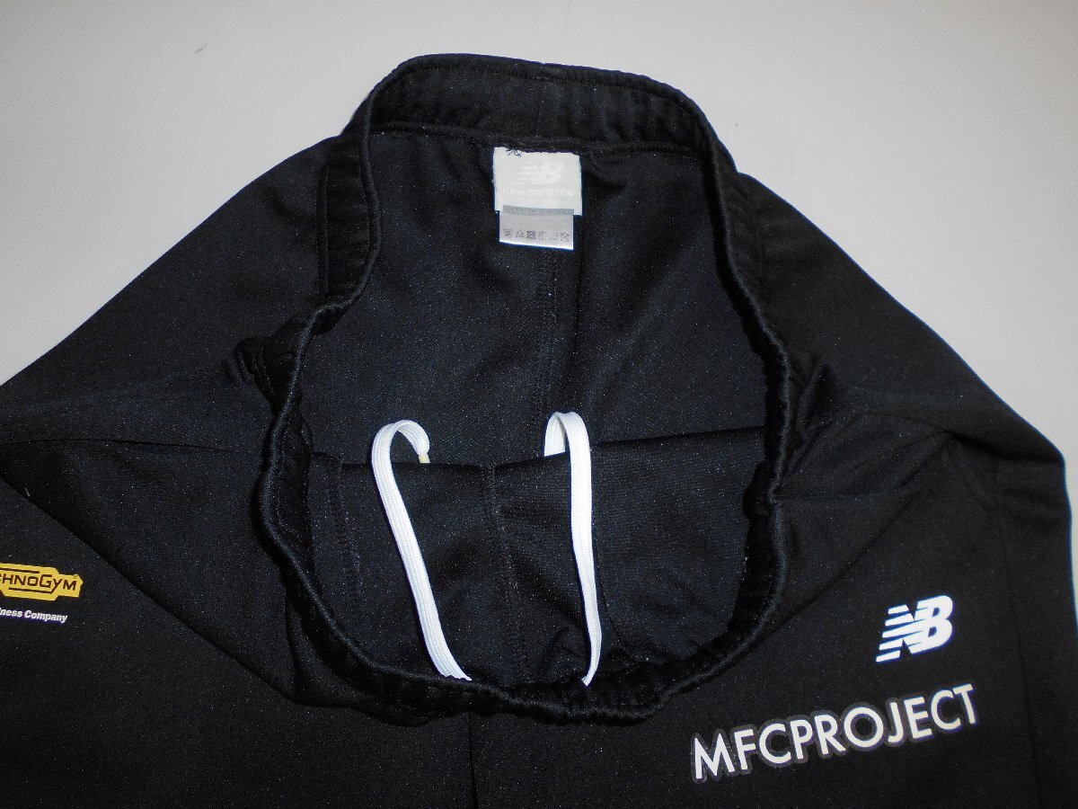 ◆New Balance MFCPROJECT TECHNOGYM 上下ジャージ◆ニューバランス メンズ jnjp0224・0225 サイズL ブラック トラックジャケット_画像7