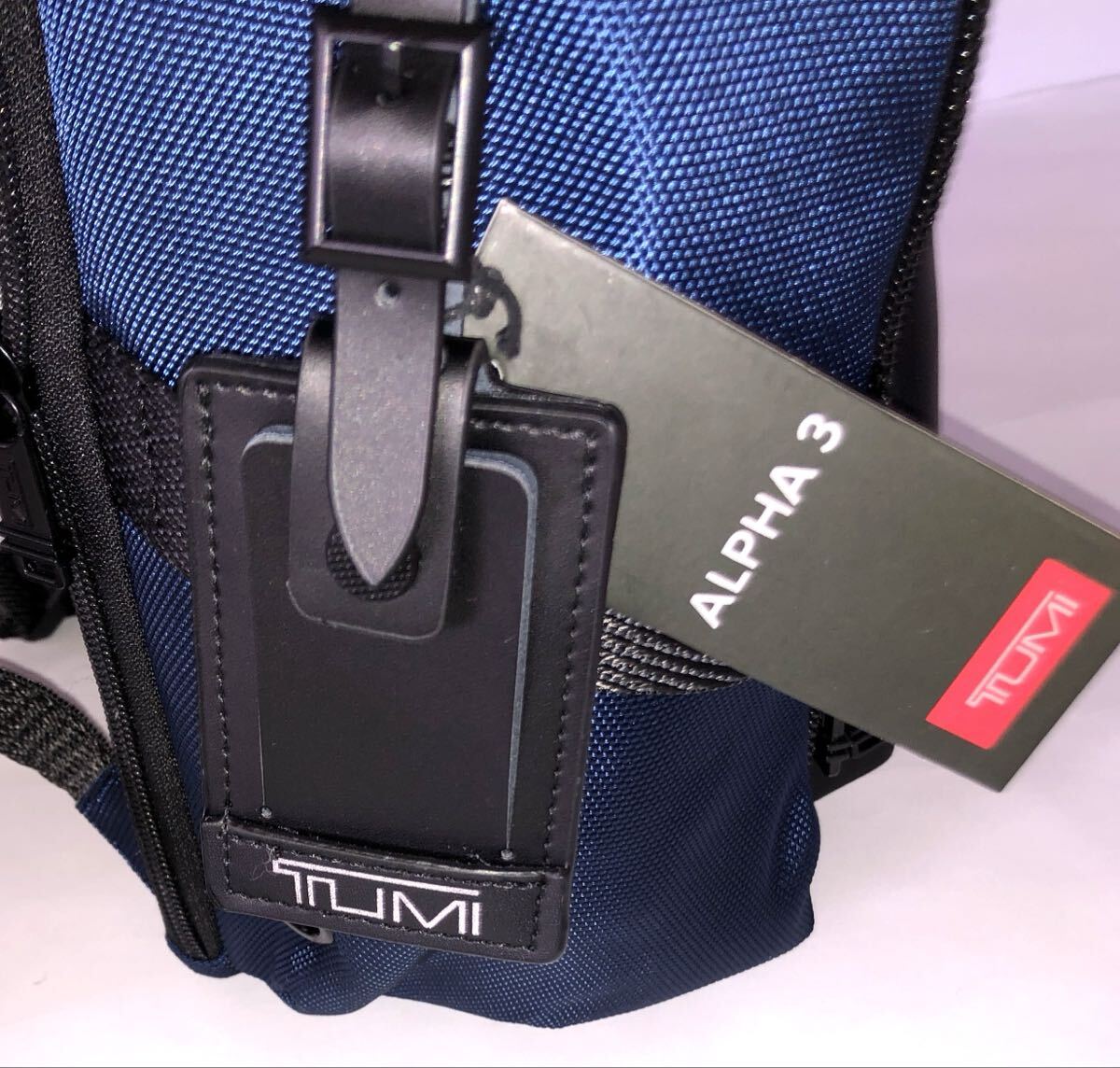 【新品未使用】Tumi ブリーフパックALPHA3 黒 &ネイビー紺リュック トゥミ _画像5