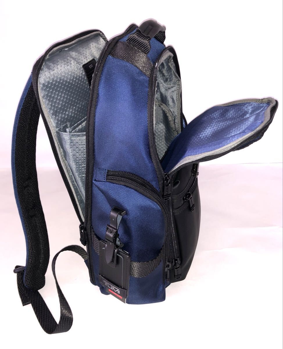 【新品未使用】Tumi ブリーフパックALPHA3 黒 &ネイビー紺リュック トゥミ _画像4
