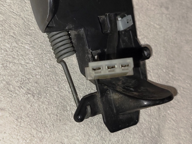 http:///W202,W210,W140 純正ドアミラー 右 ラバー新品交換済 ハーネス被覆絶縁処理済