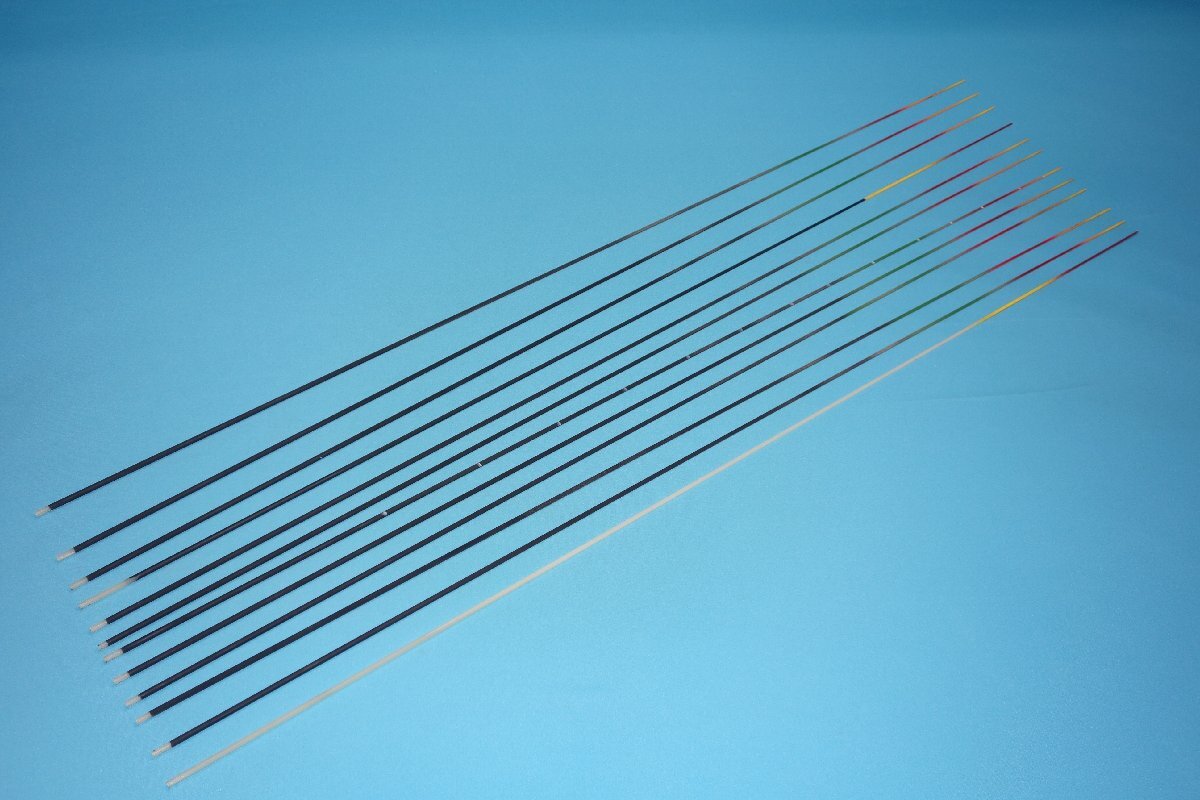 ★ワカサギ穂先素材ガイド無し９０㎝１２本（処分品）★ [wk31_画像1