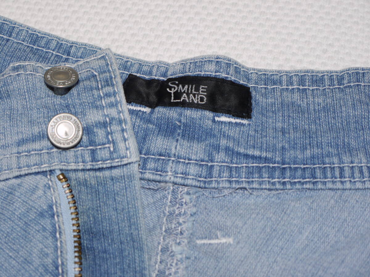 ★ウエスト96cm(3XL)★大きいサイズブルーデニムロングスカート★ゆうパケット発送★m2509006_画像8