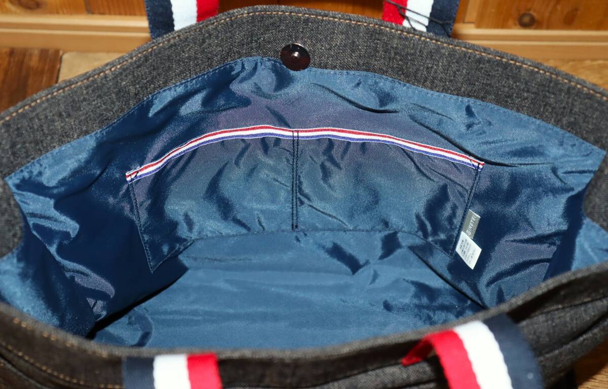 送料無料 即決【未使用】 CASTELBAJAC ★ Litz デニム調 トートバッグ A4 ★ カステルバジャック リッツ 税込定価1万9800円 021711 _画像4