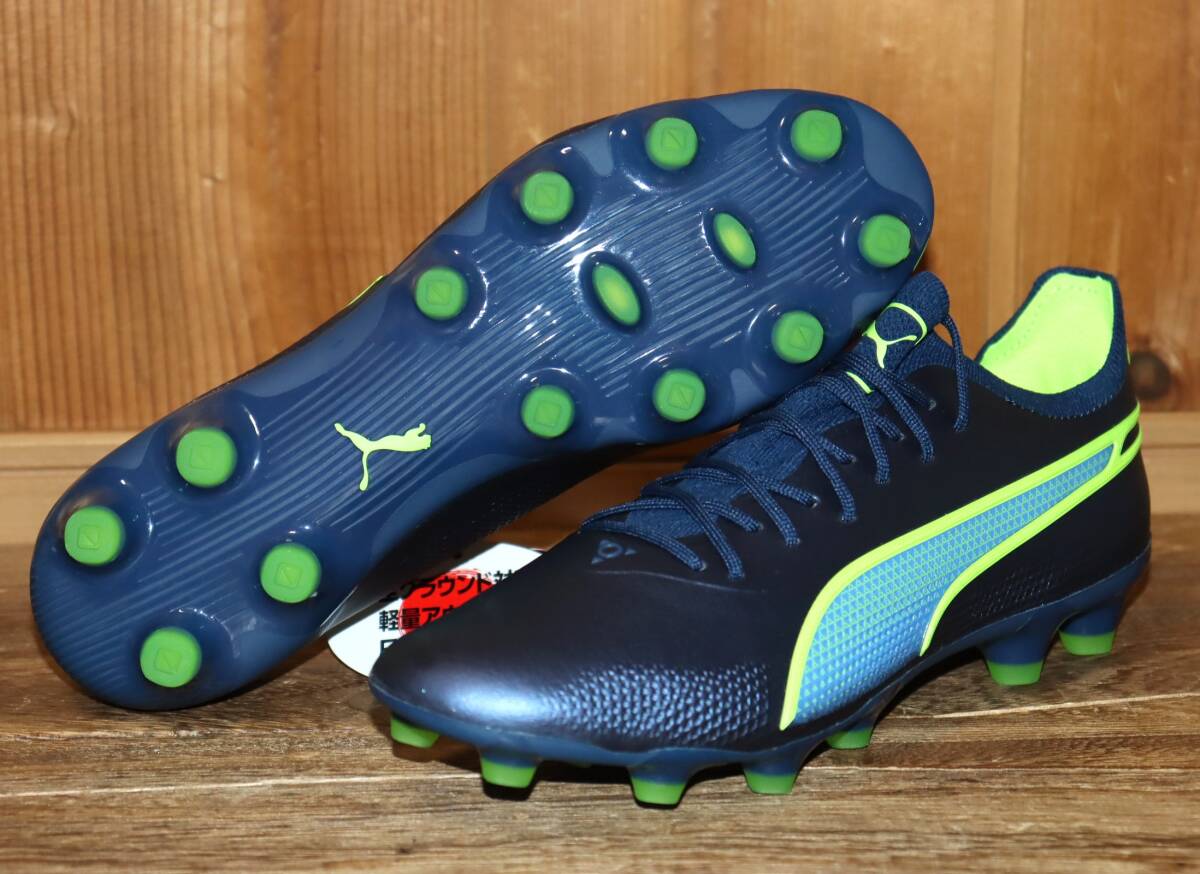 送料無料 即決【未使用】 PUMA ★ キング アルティメット HG/AG (27cm) ★ プーマ 107564-03 税込定価2万2000円 サッカースパイク 併_画像3