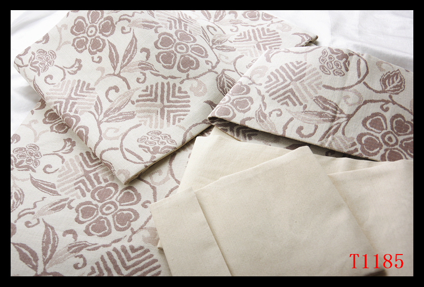 蔵【T1185】厳選逸品 名物裂笹蔓紋 白練色地 気品豊かに 正絹高級美術名古屋帯 ◇検簪着物袋帯和装小物帯締め_画像4