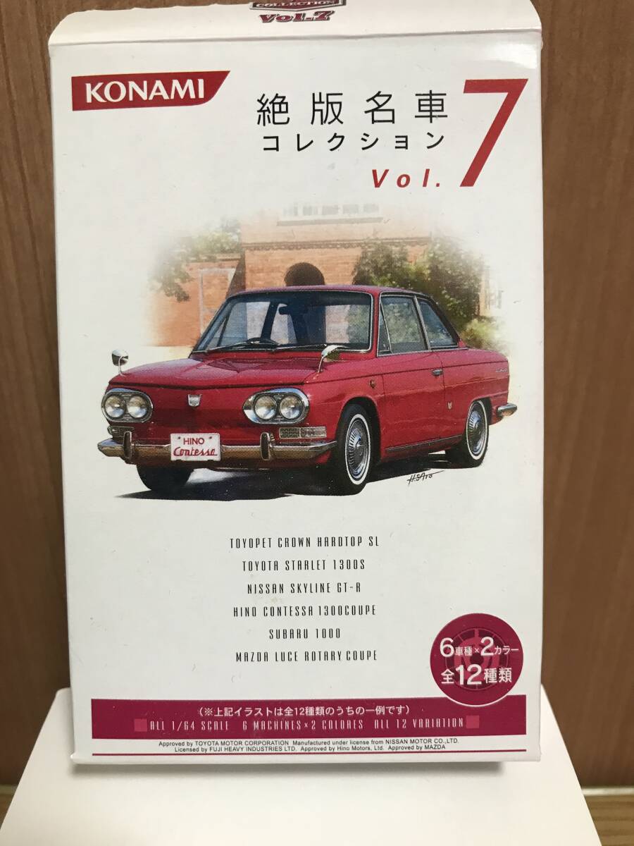 京商1/64絶版名車コレクションⅤol.7 日野コンテッサ1300クーペ(赤色)_画像1
