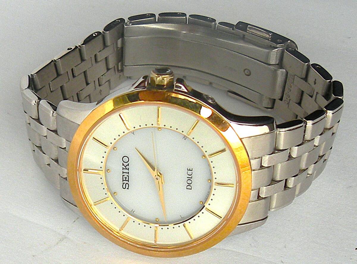 ◆ 《SEIKO DOLCE 》【セイコー ドルチエ・3B51-OAHO・SOLAR・腕時計】稼働中 ◆