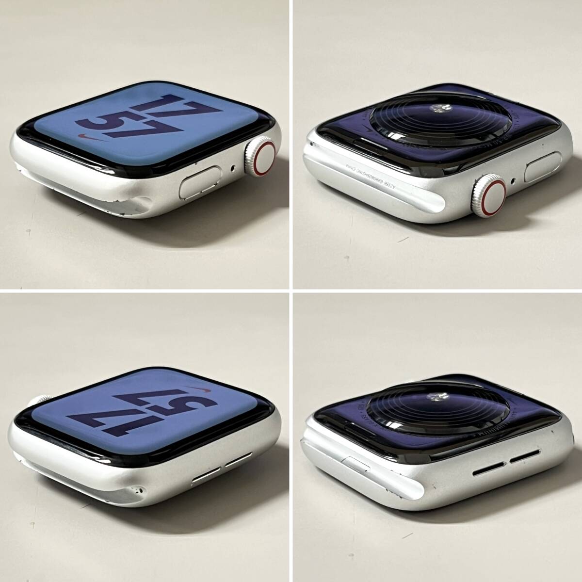 【中古】Apple Watch Nike SE 44mm Cellular シルバー MG0Q3J/A Appleストア版_画像4